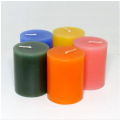 Aoyin Candles Pack of 4 Ivory Pillar Candles Aprox 2X4 Inch